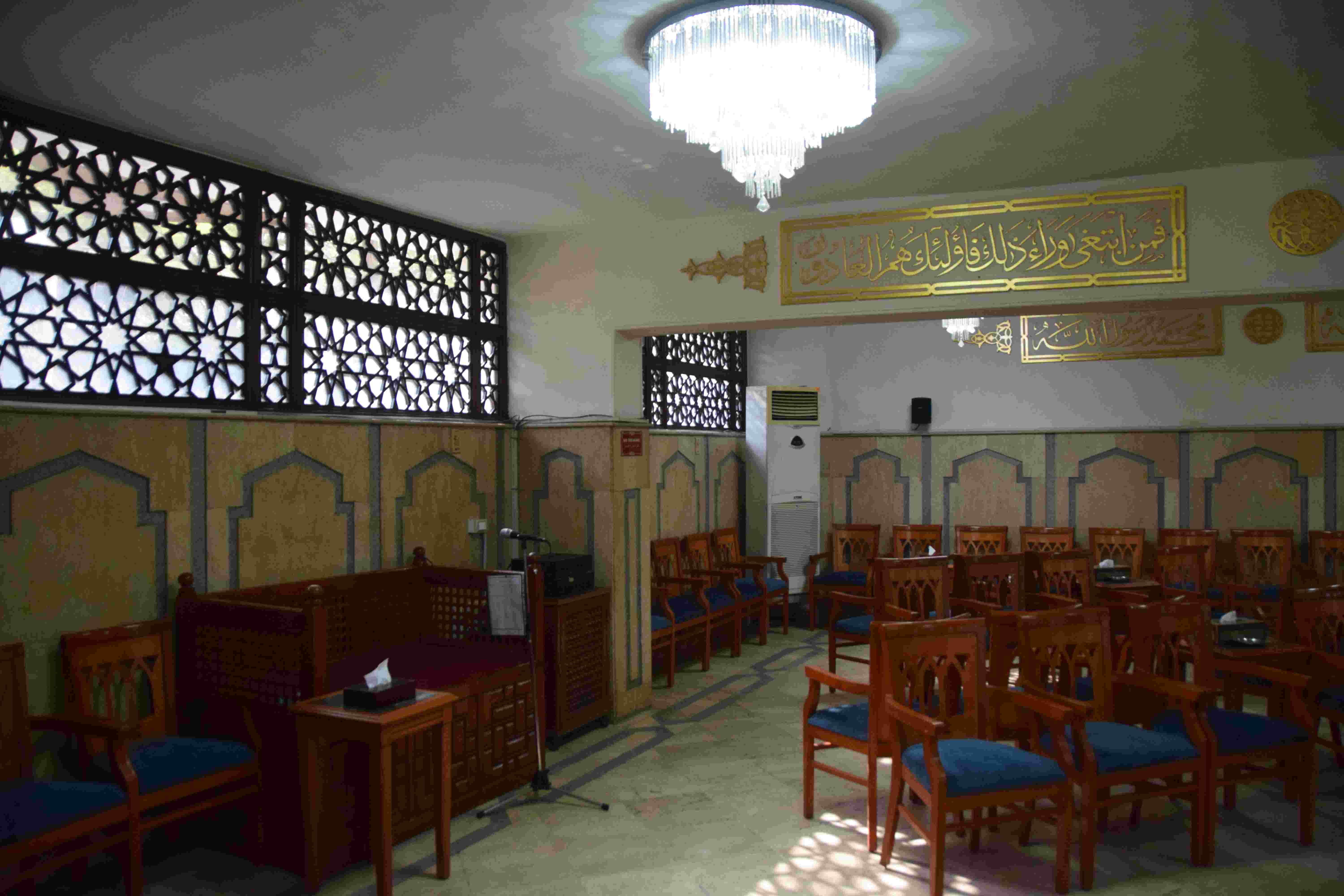 قاعة النور  دار مناسبات مسجد آل رشدان مدينة نصر