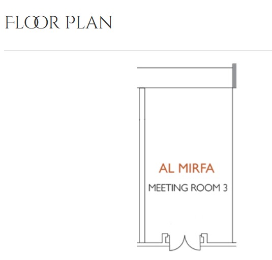 قاعة المرفأ (Al Mirfa Meeting Room) فندق باب القصر أبوظبي